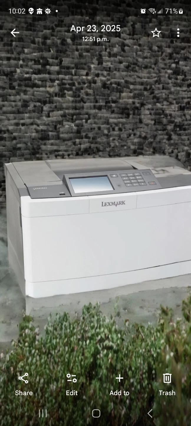 Lexmark laser Printer network ready