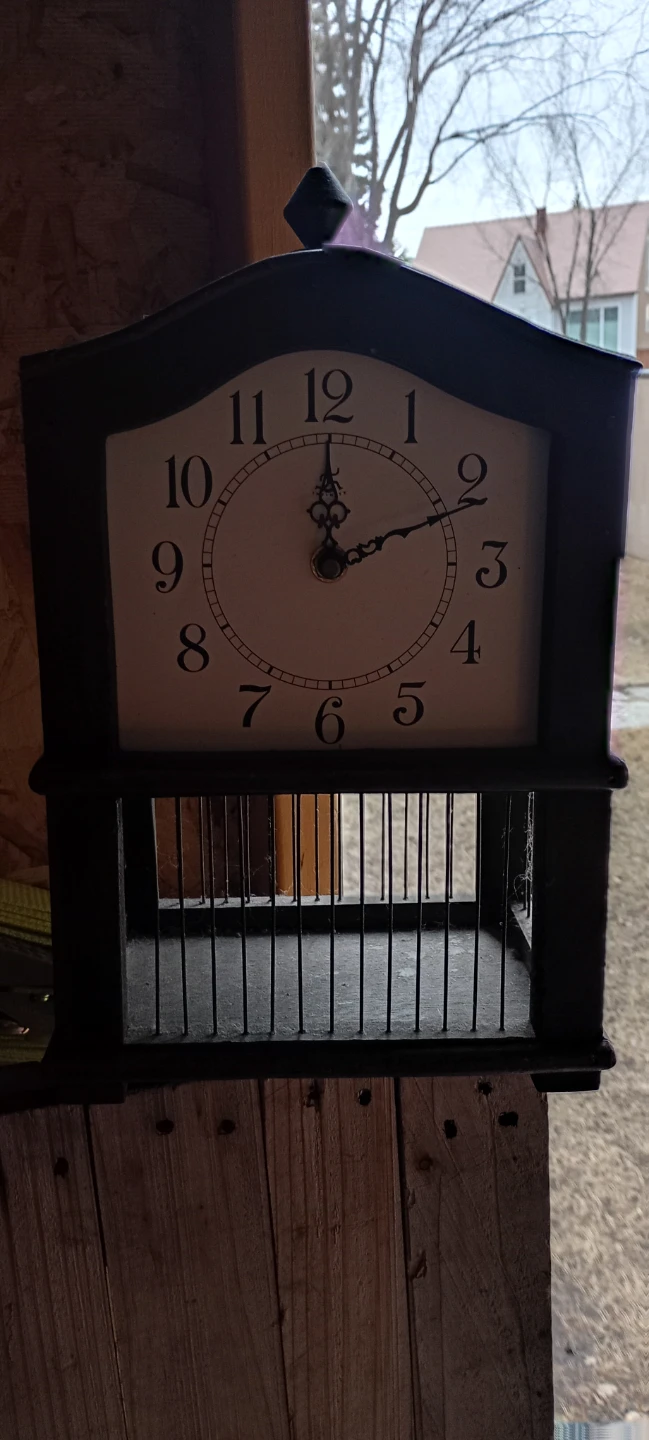 Wooden Cuckoo Clock Bird Cage - photo 2