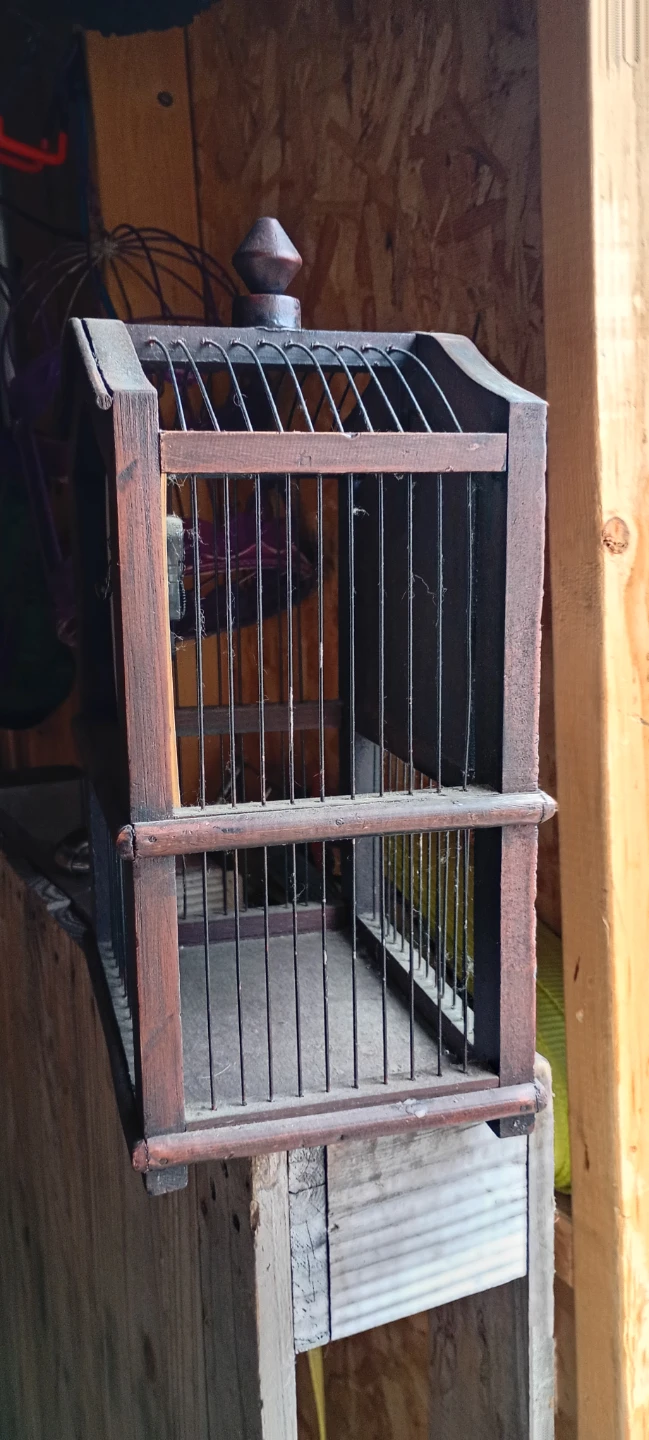 Wooden Cuckoo Clock Bird Cage - photo 3