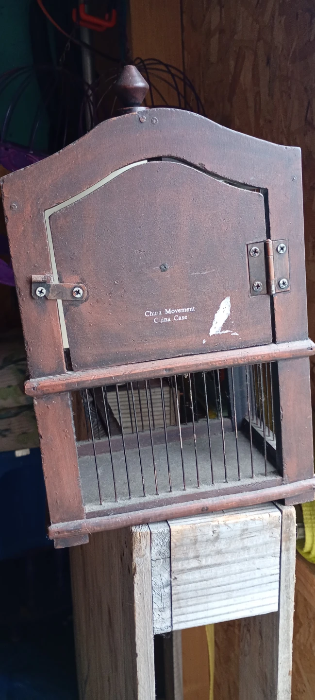 Wooden Cuckoo Clock Bird Cage - photo 4