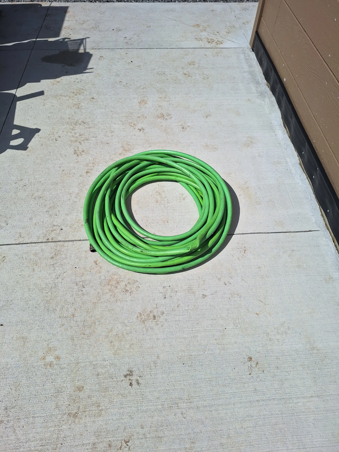 Green Garden Hose