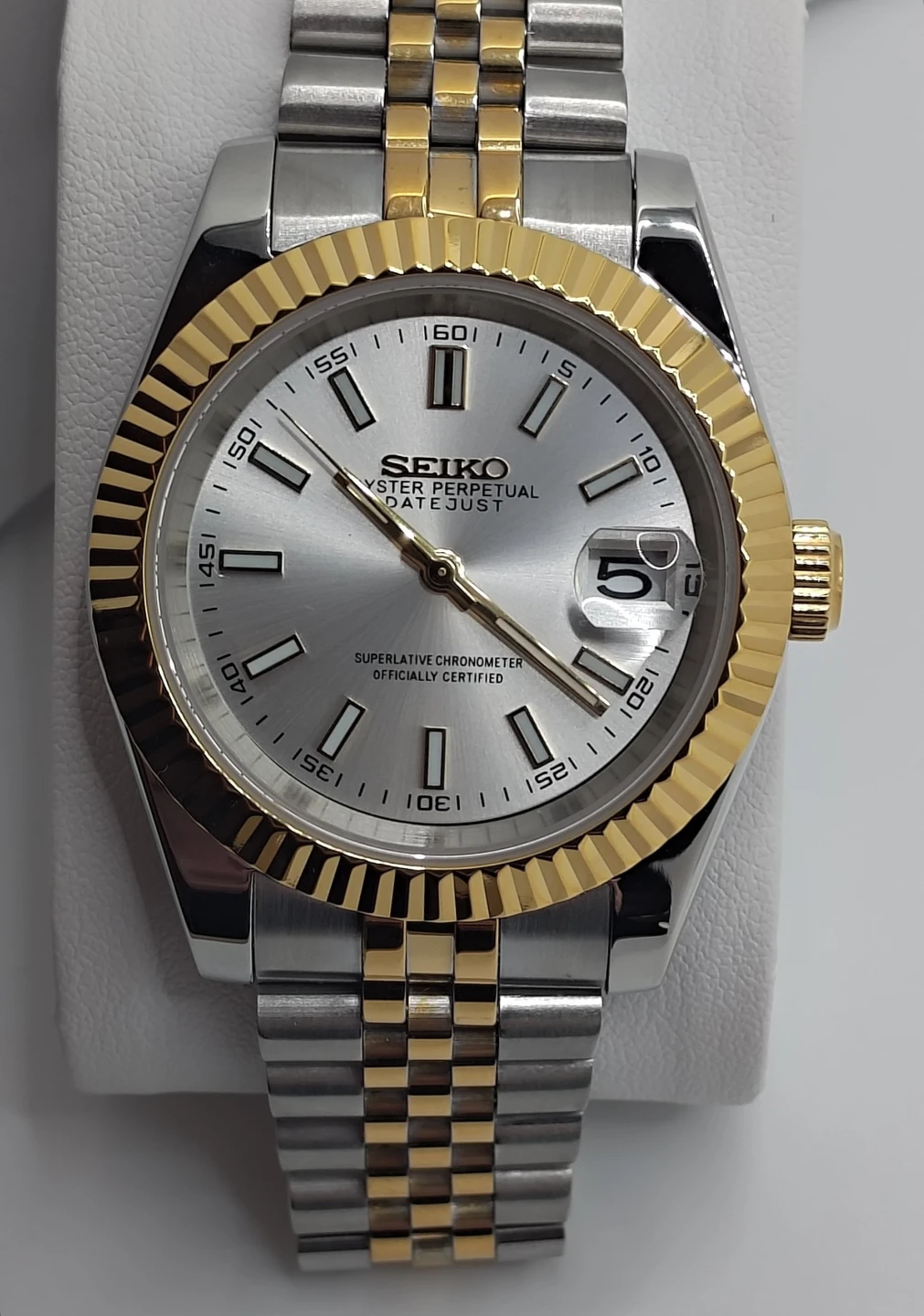 MOD Seiko Oyster Perpetual Datejust Watch - photo 2