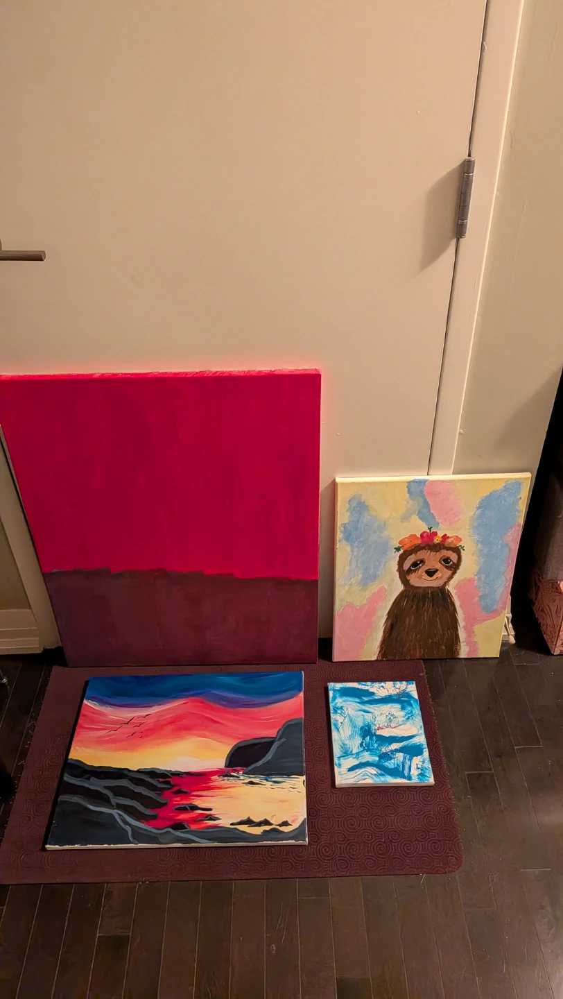 Set of 5 Canvas Paintings