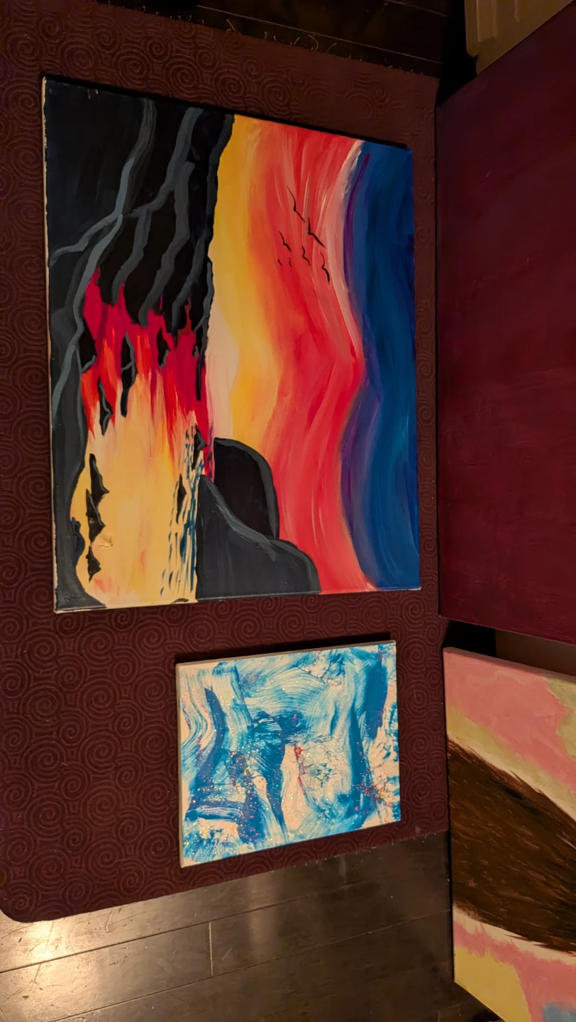 Set of 5 Canvas Paintings - photo 4