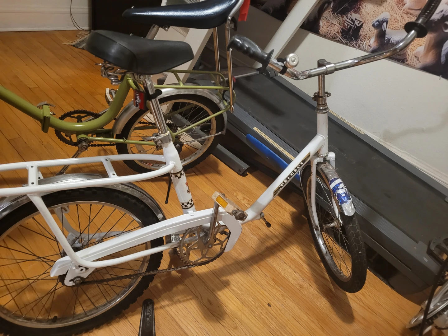 White Peugeot Folding Bicycle - photo 5