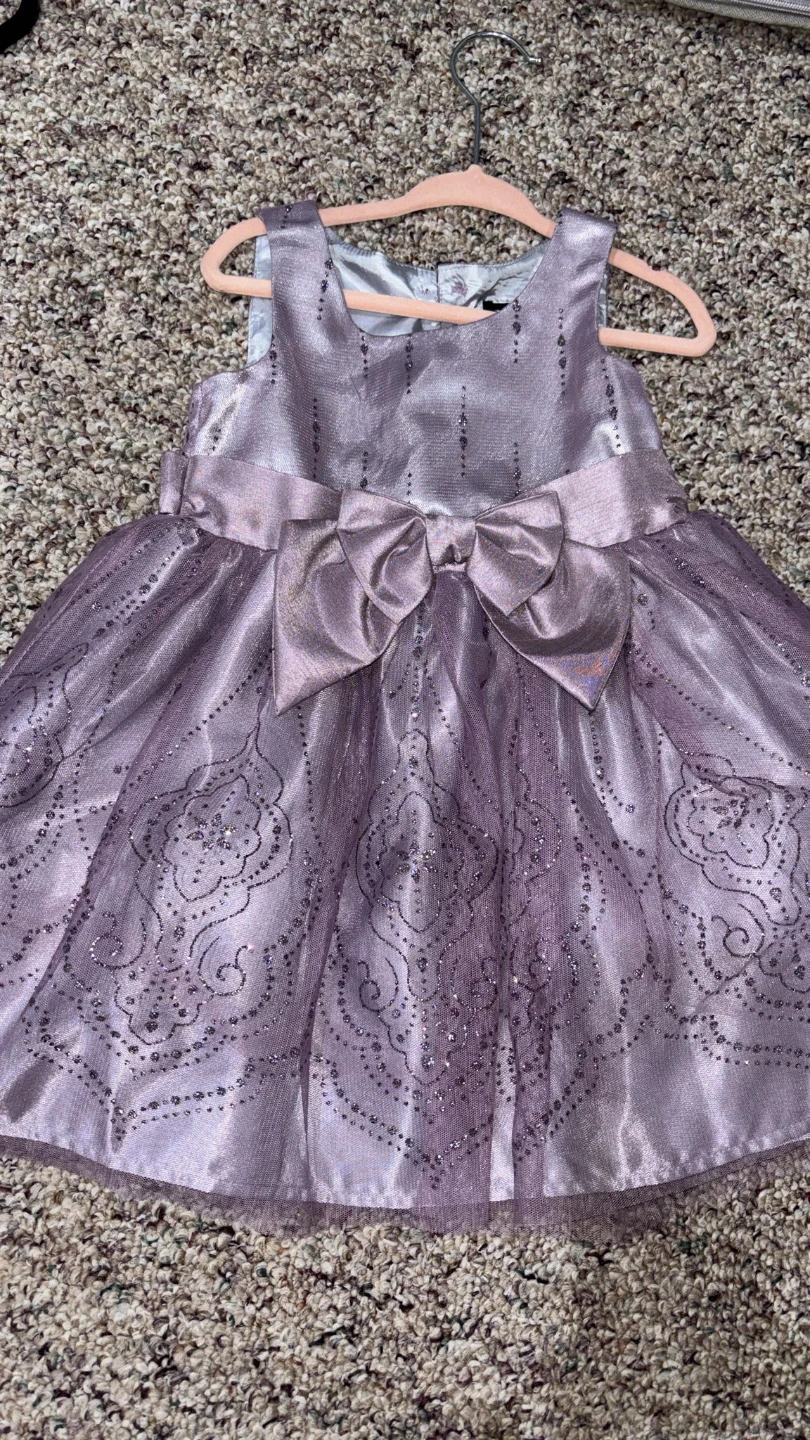 Zenzee Girls' Lavender Sparkle Dress