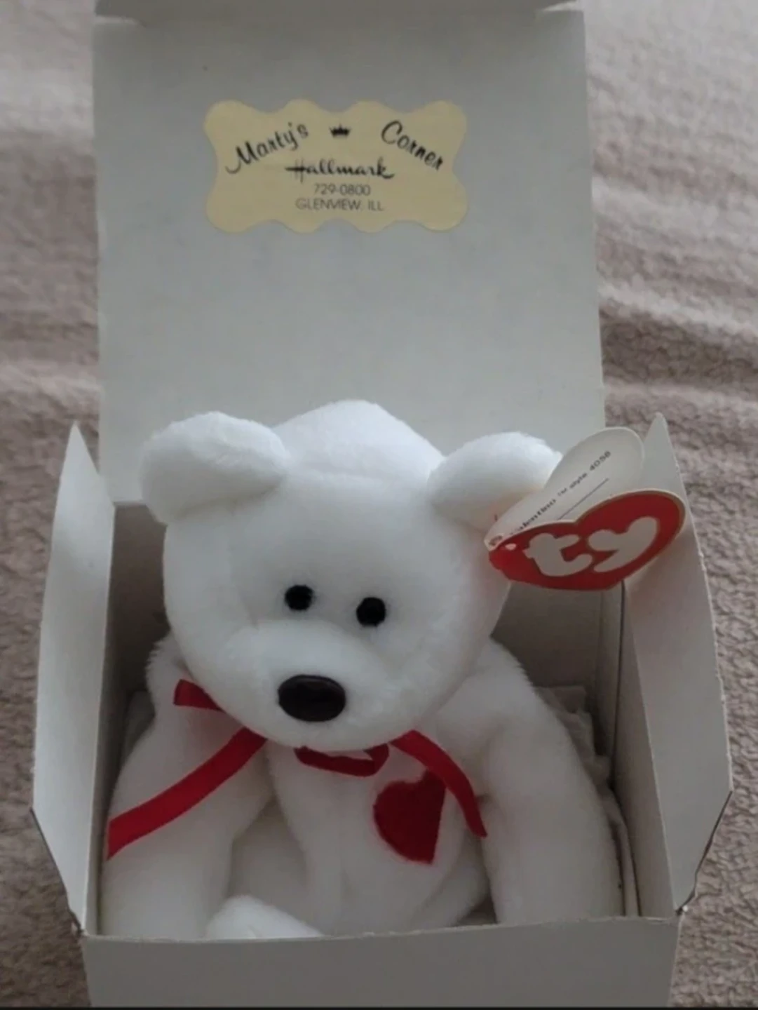 TY Valentino Beanie Baby 1993 SUPER RARE, Mint Condition - photo 4