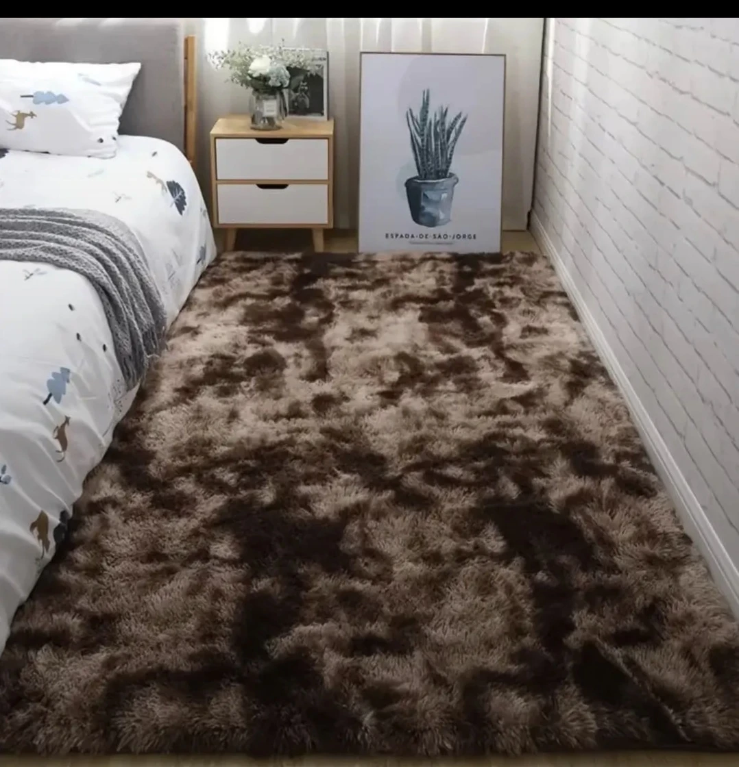 Fluffy Brown Area Rug - photo 2