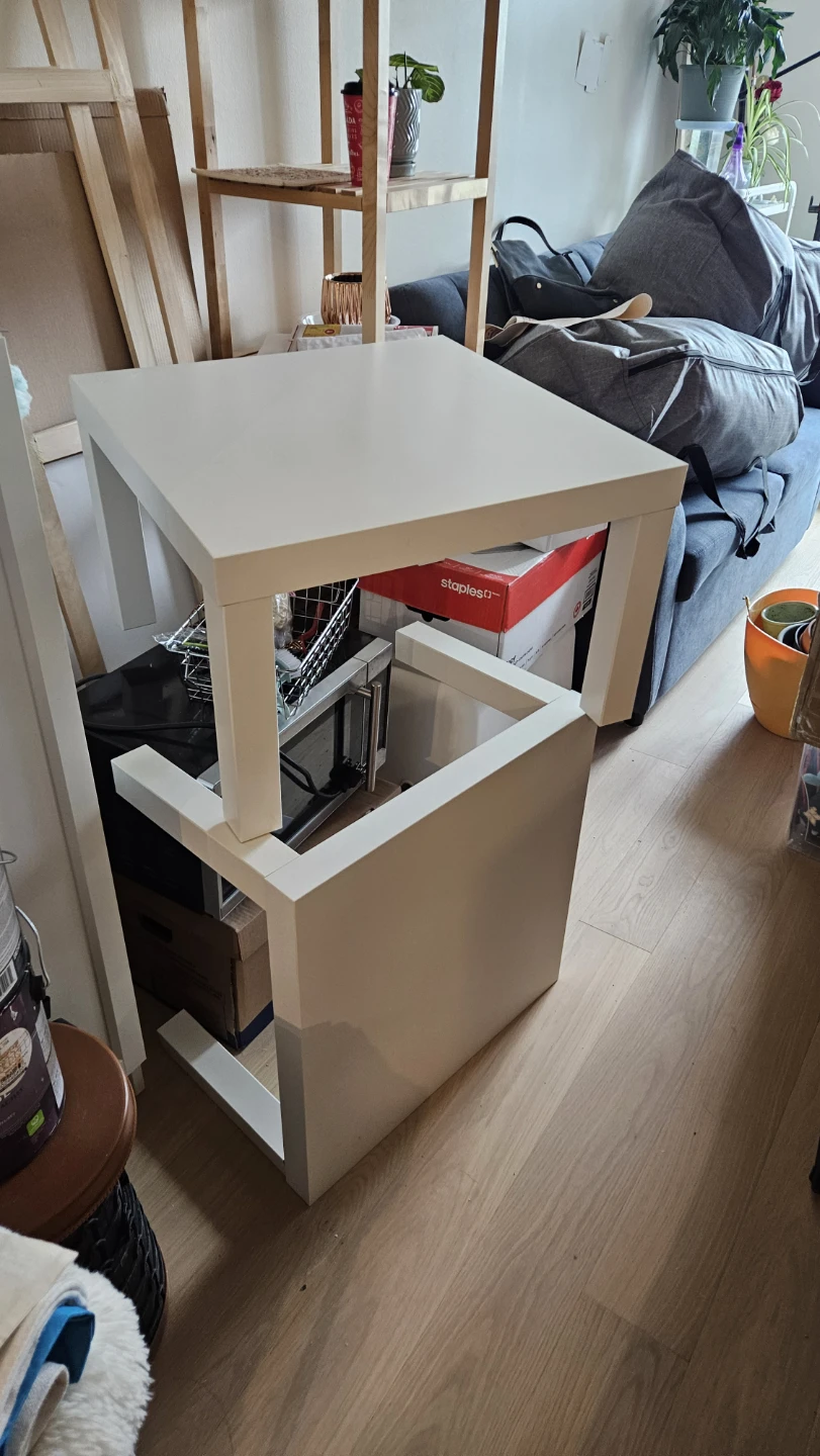 IKEA LACK White Square Side Table