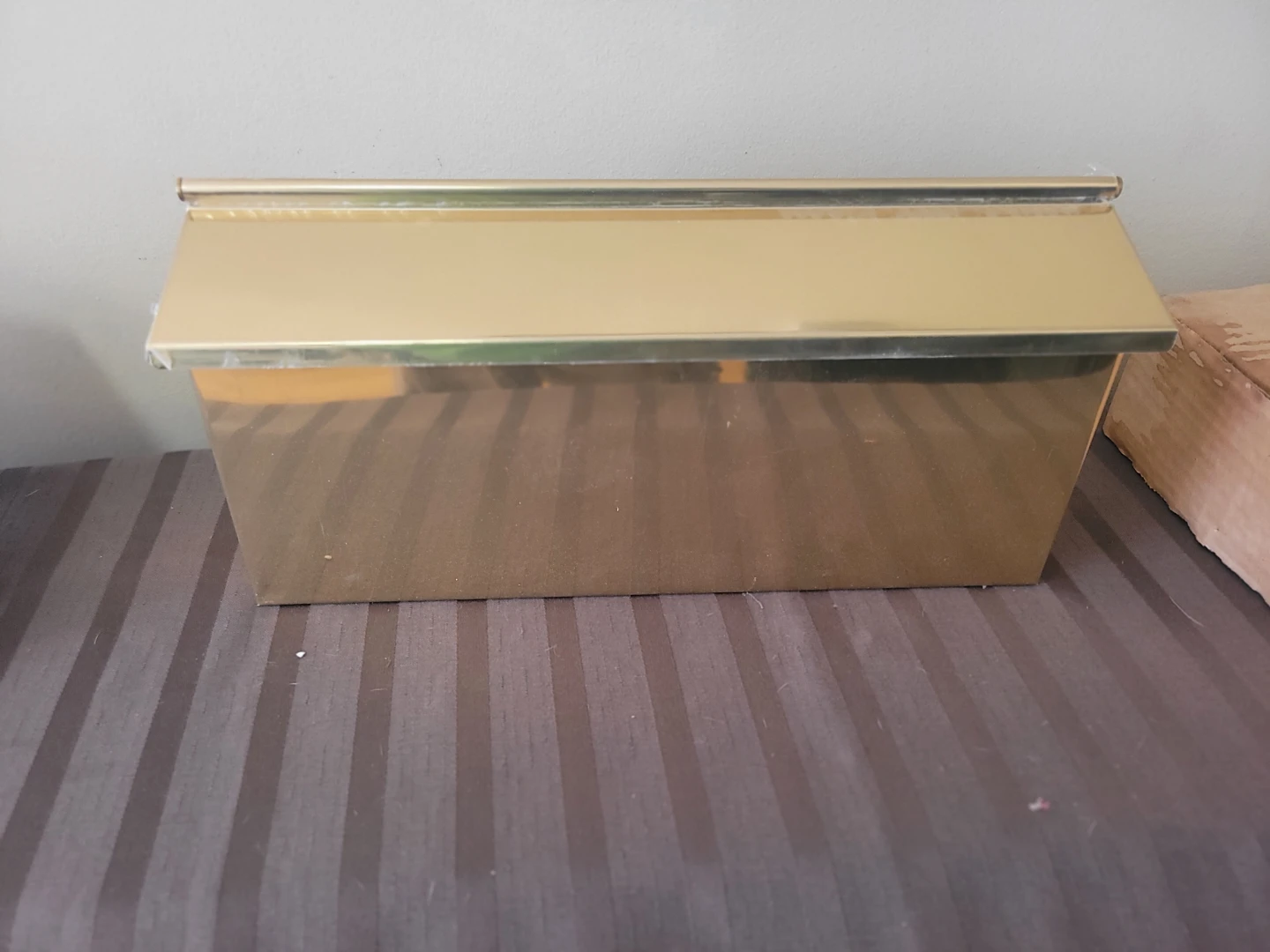 New Brass mailbox  mail