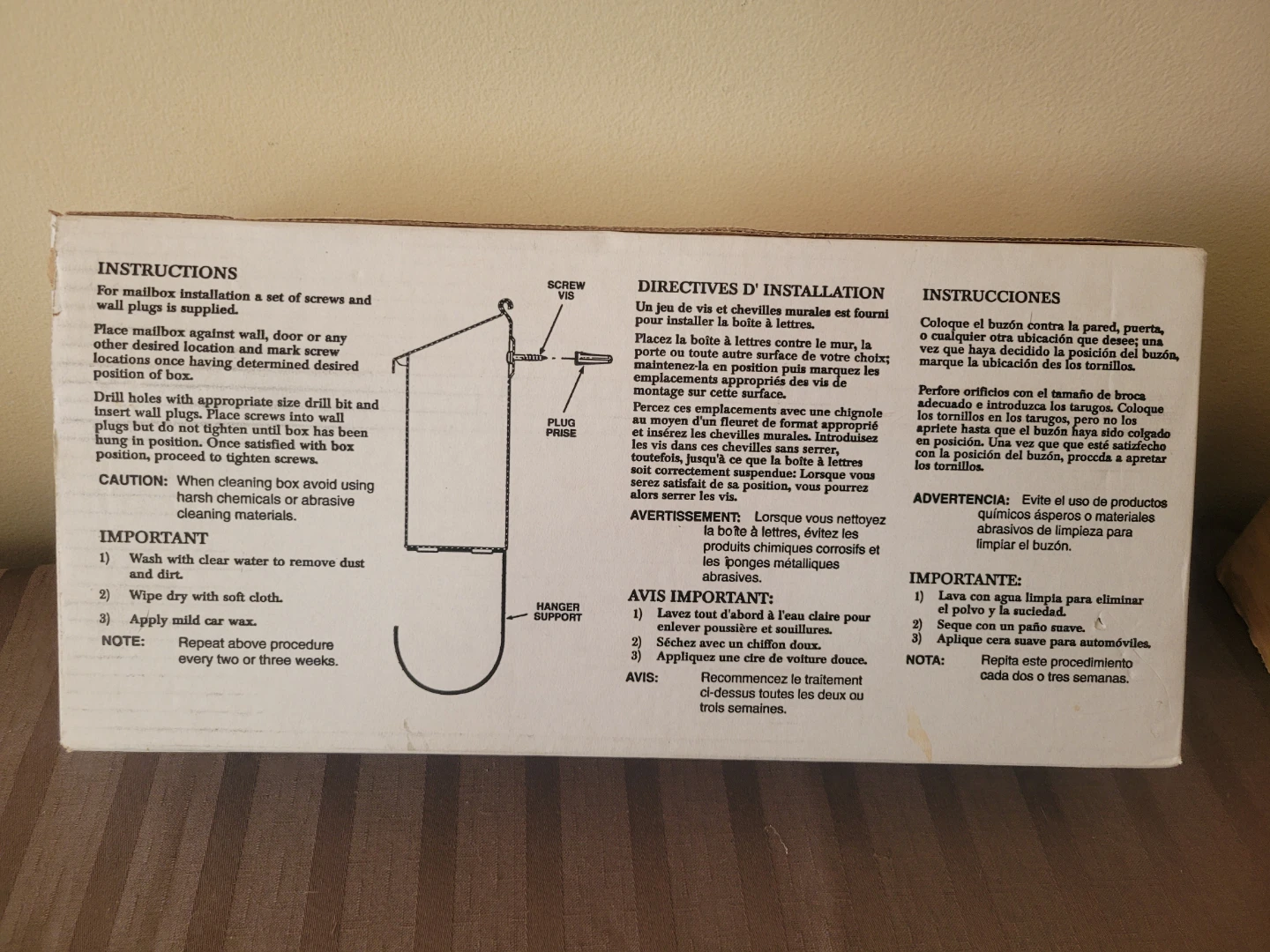 New Brass mailbox  mail - photo 3