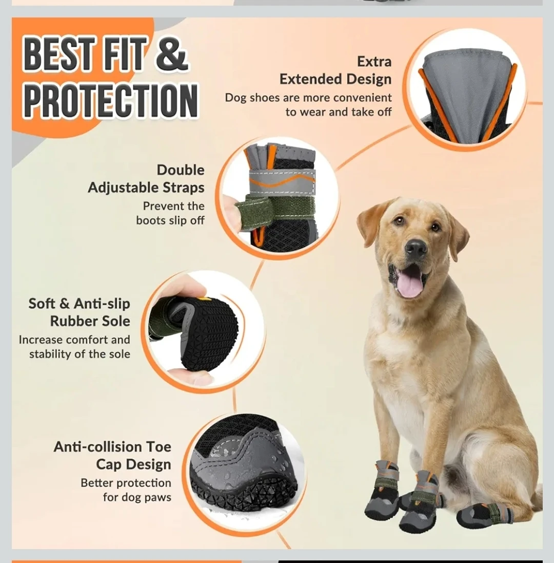 Small Dog Boots 4pcs as a set, Size #1