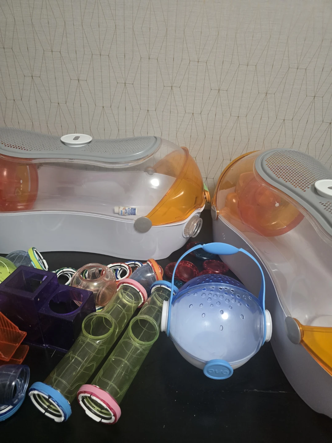 Hamster Cage Habitat Set with Tubes and Accessories - photo 3