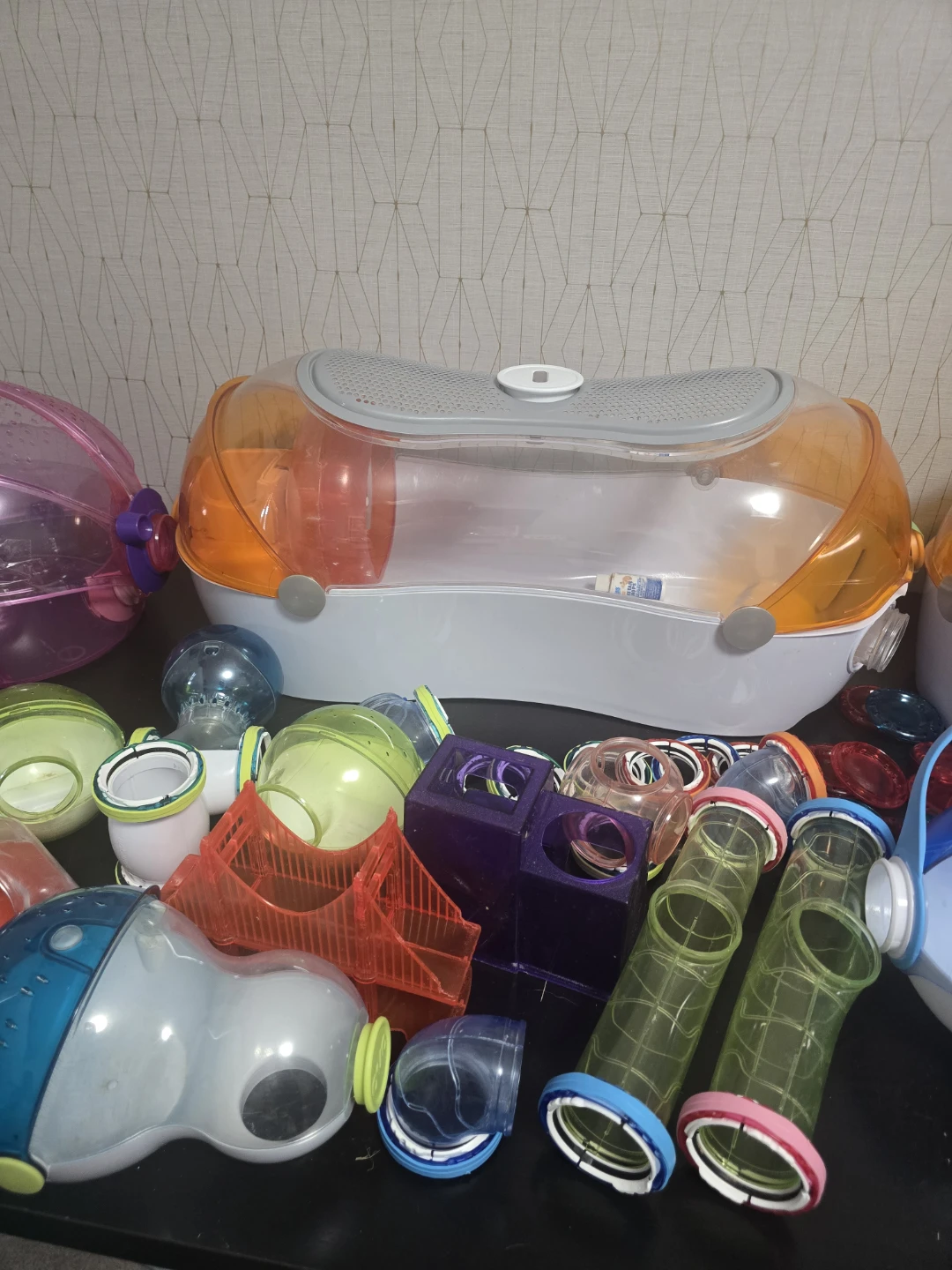 Hamster Cage Habitat Set with Tubes and Accessories - photo 4