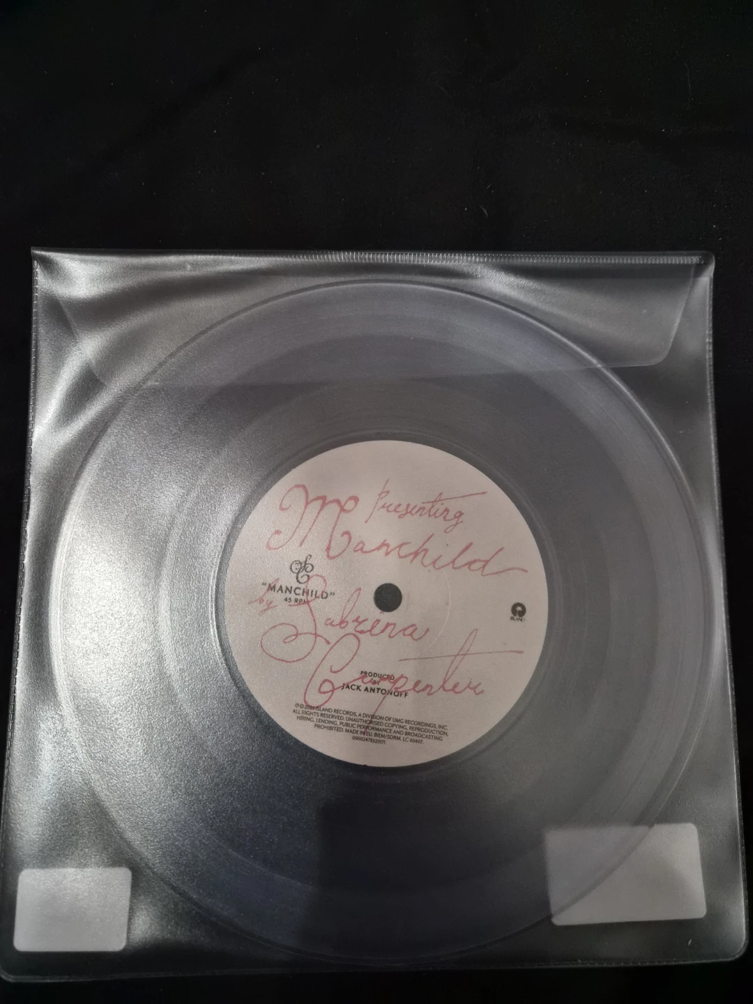 Sabrina Carpenter - Manchild 7" Vinyl Record