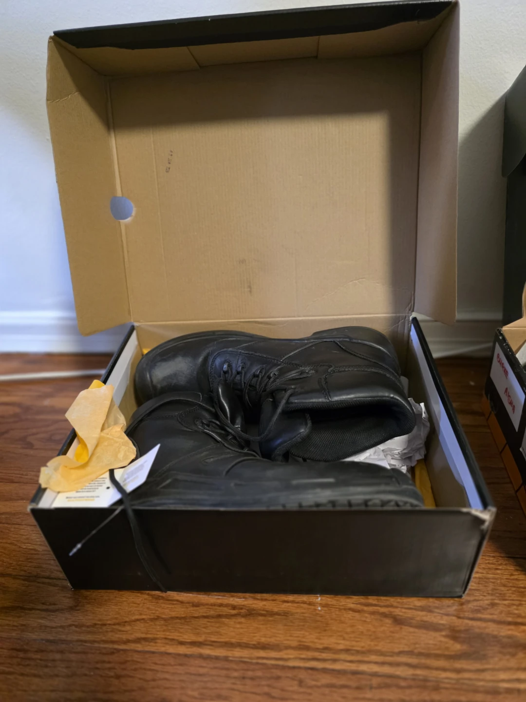Caterpillar Black Work Boots - Size 10