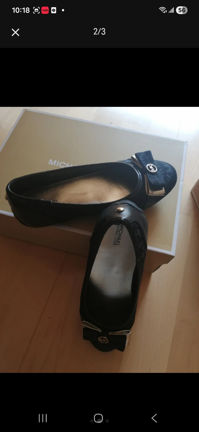 Brand New Michael Kors Black Ballet Flats Size 6