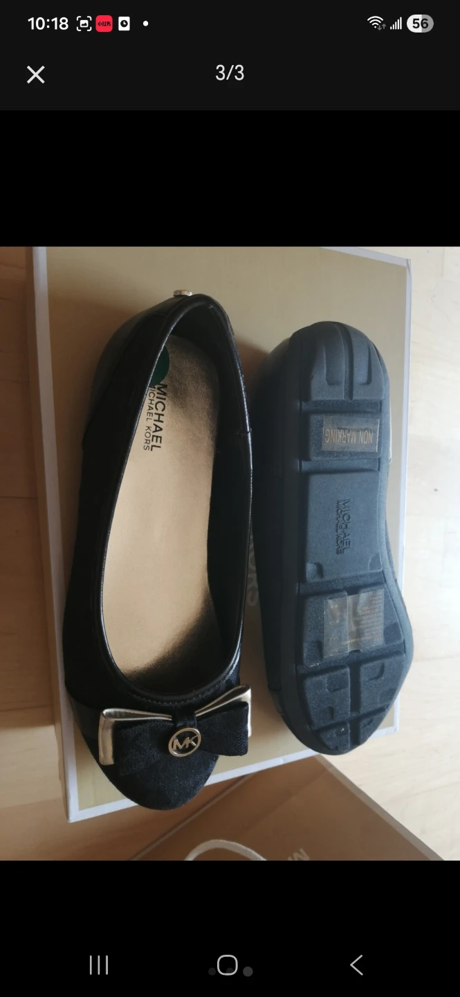 Brand New Michael Kors Black Ballet Flats Size 6 - photo 2