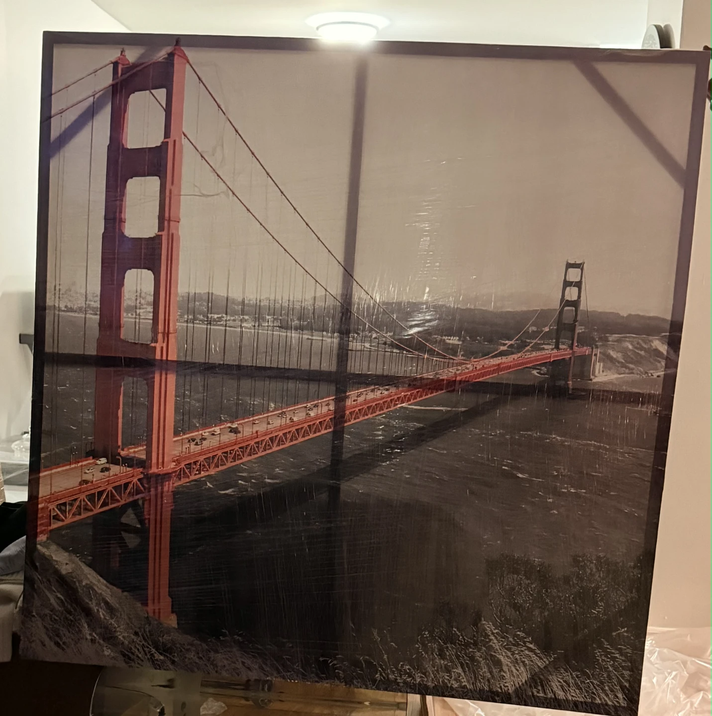 Large Golden Gate Bridge Canvas Wall Art - photo 4