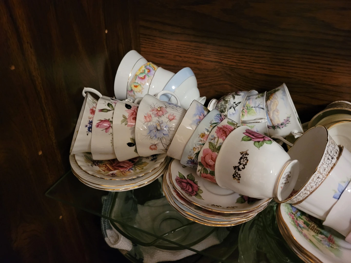 Assorted Vintage Teacups and Saucers - photo 2