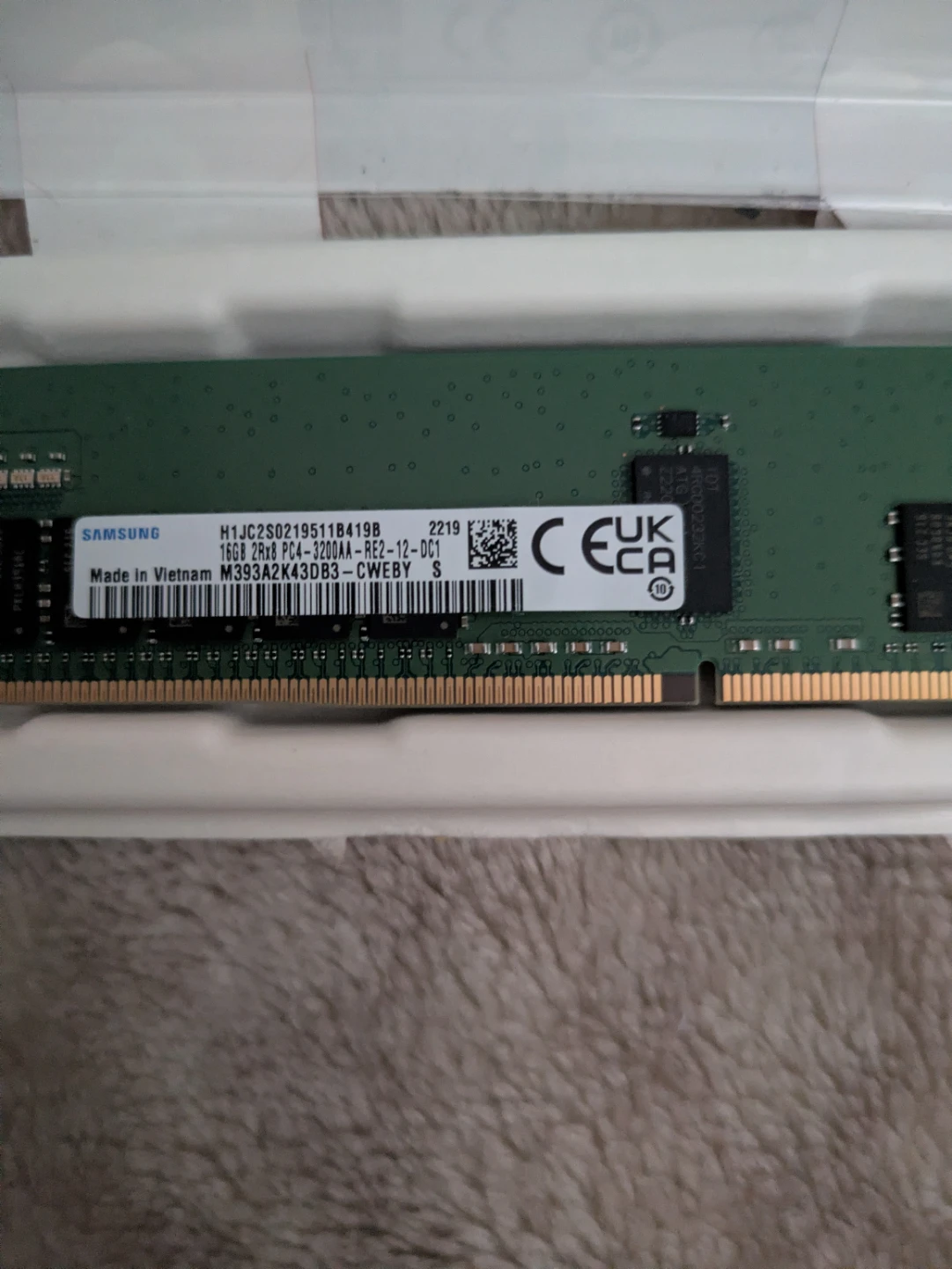 16GB DDR4 ECC Registered Server RAM – PC4-3200 –