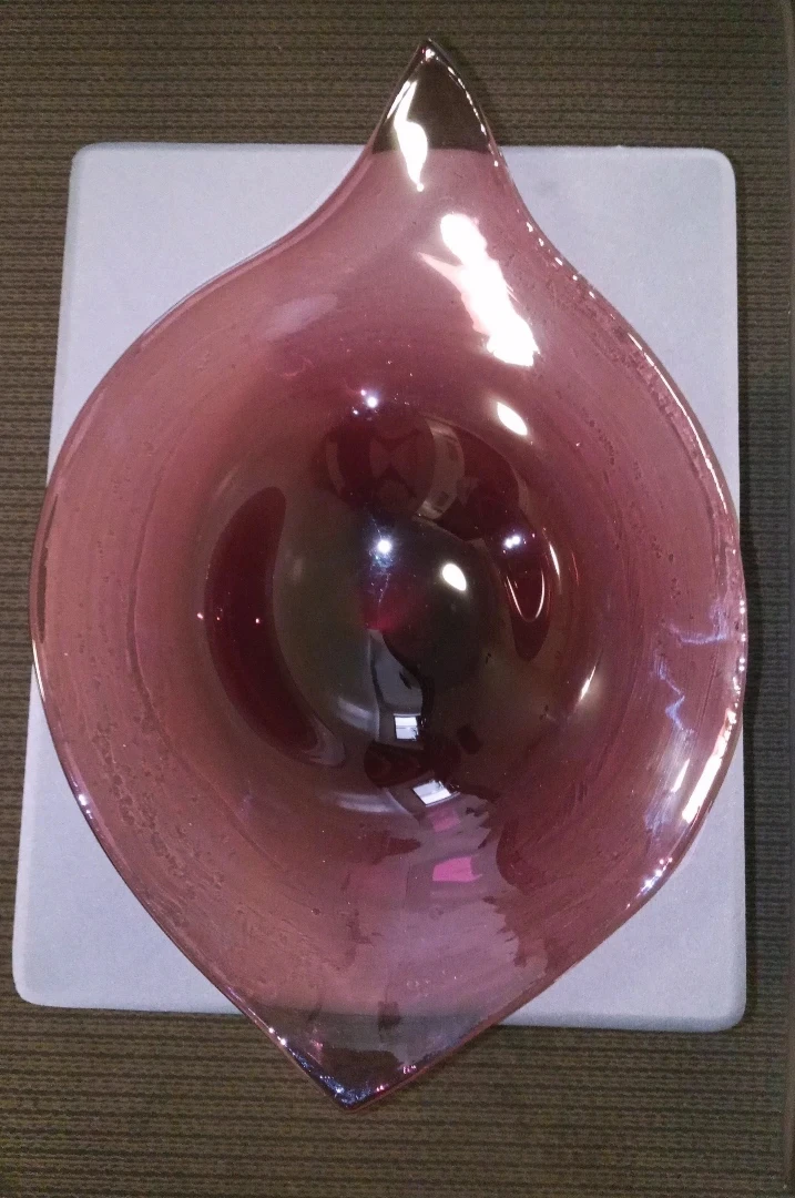 Glass Decorative Amethyst Bowl - photo 2