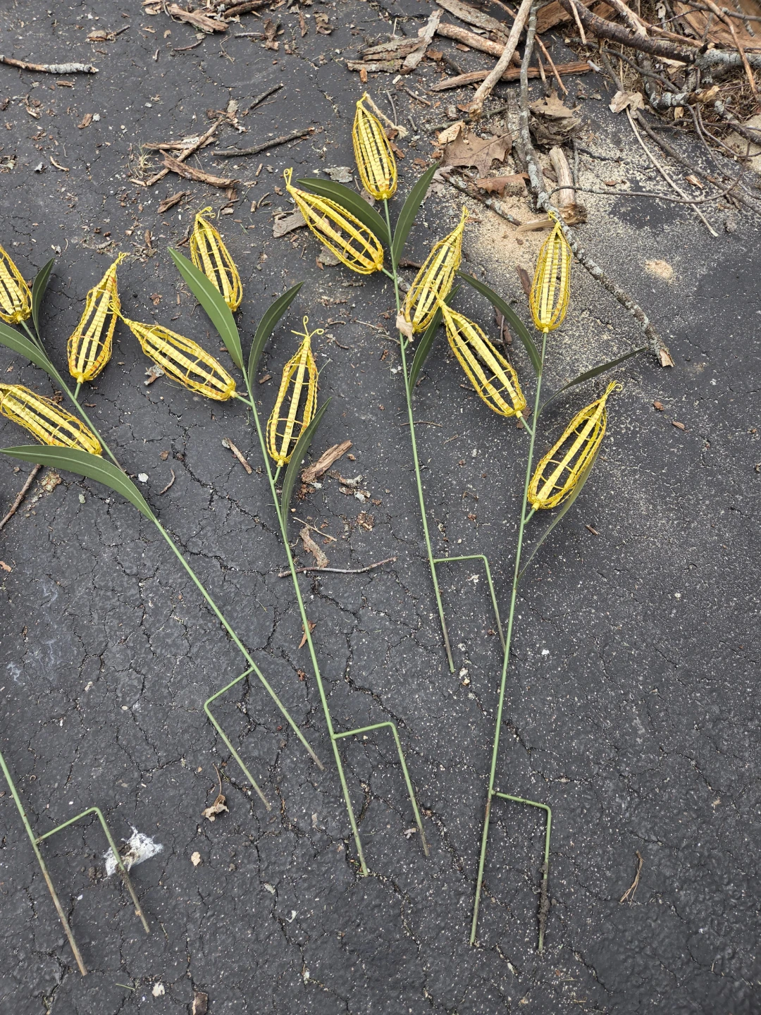 Set of 6 Metal Corn Stalk Decorations - photo 3
