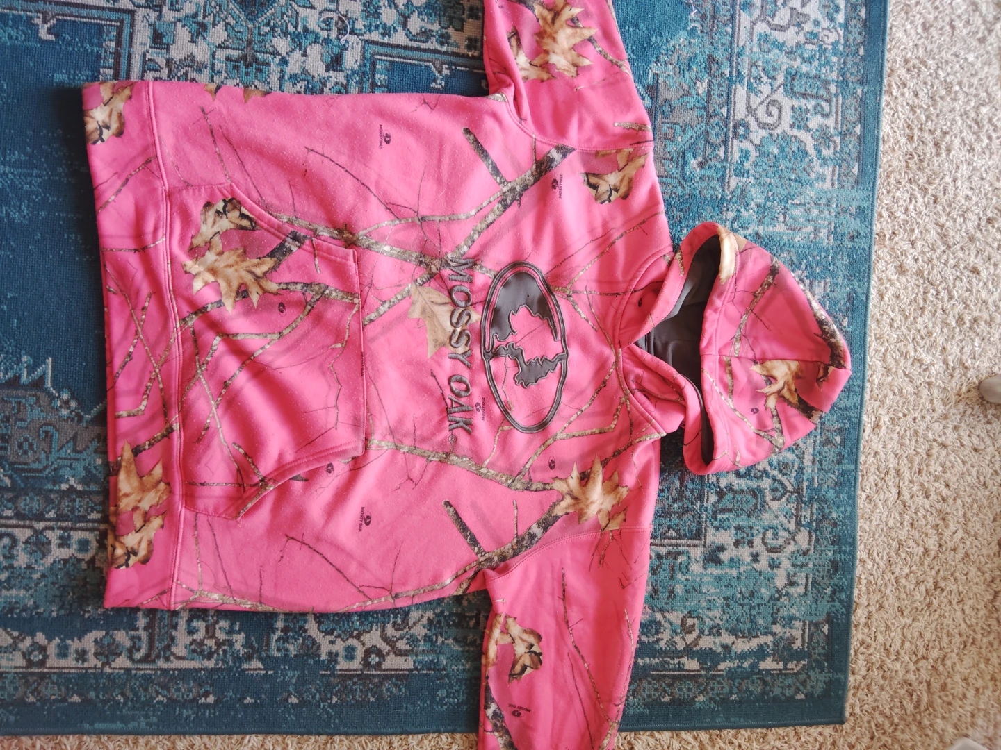 Mossy Oak Pink Camo Hoodie