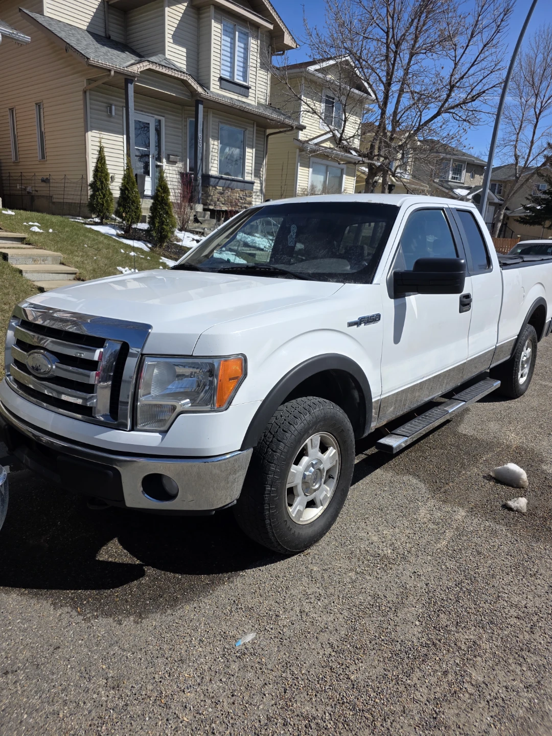 White Ford F-150