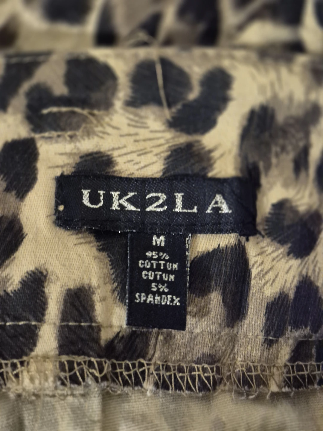 UK2LA Leopard Print Mini Skirt - Size M - photo 3