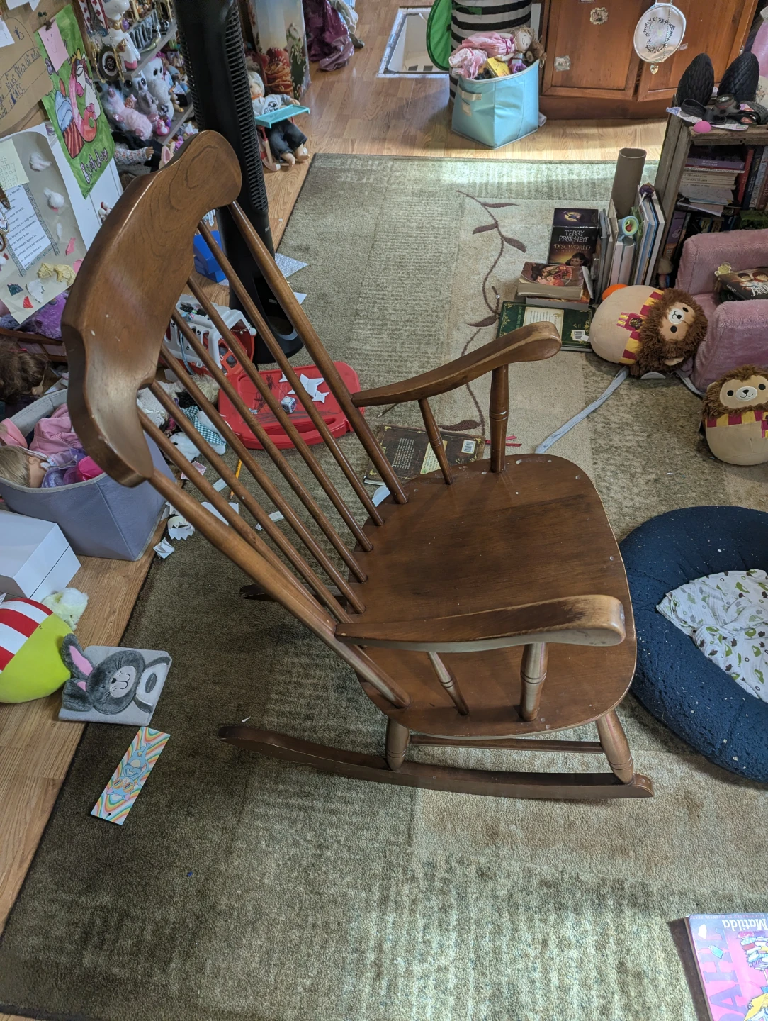 Wooden Rocking Chair - photo 2