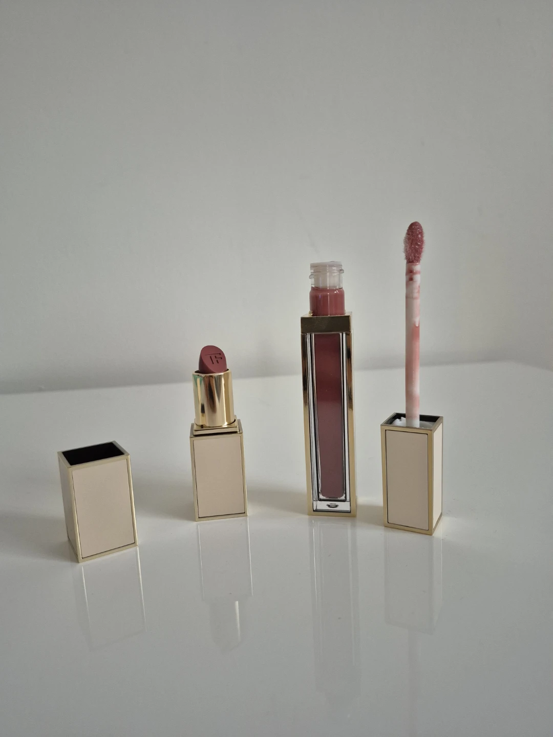 Tom Ford Lipstick & Lip Gloss Set - Shade 01 Exhale - photo 3