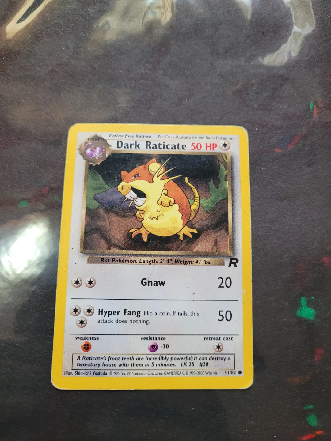 Pokemon Card - Dark Raticate