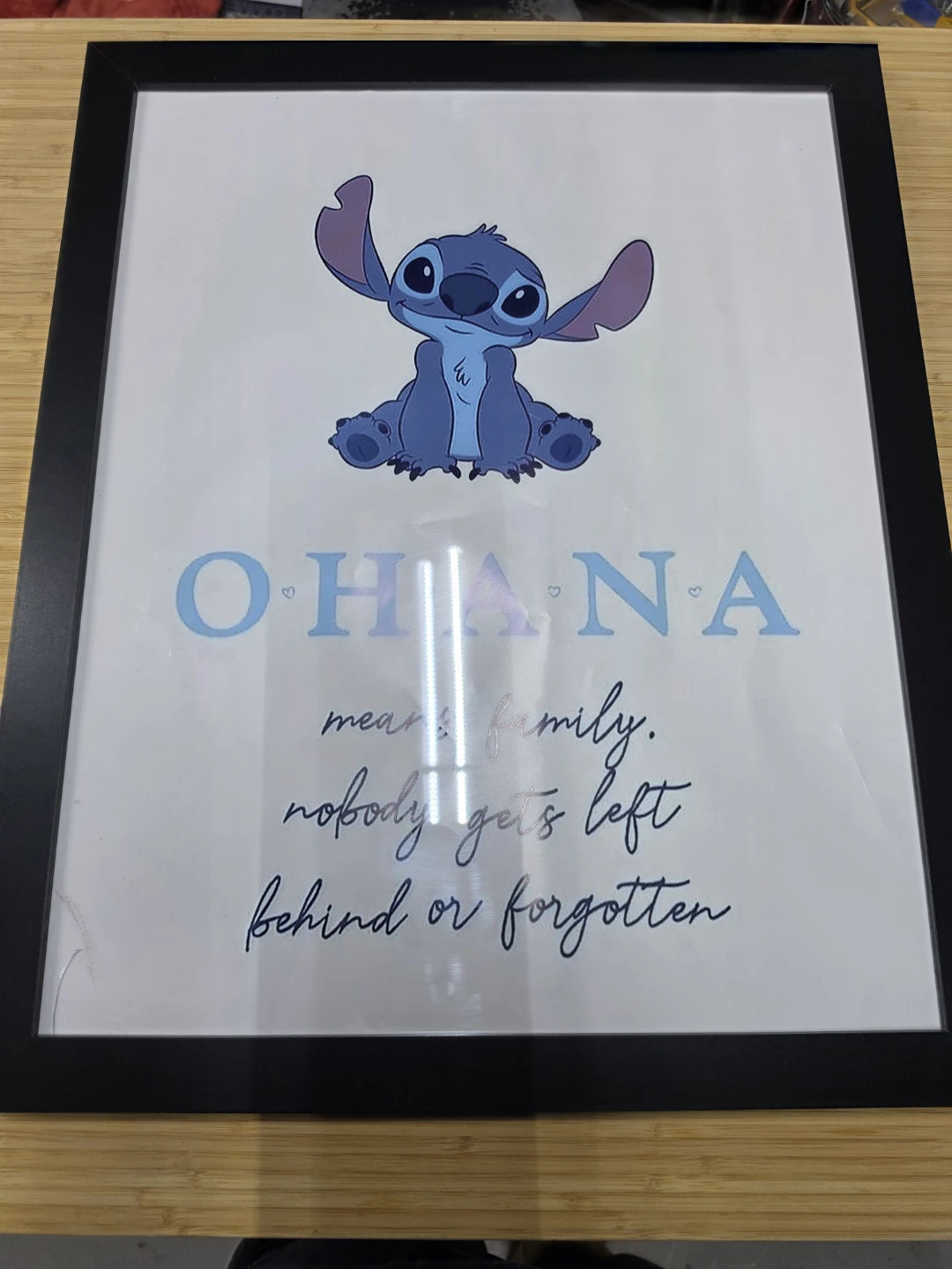 Black picture frame (print included) - photo 2