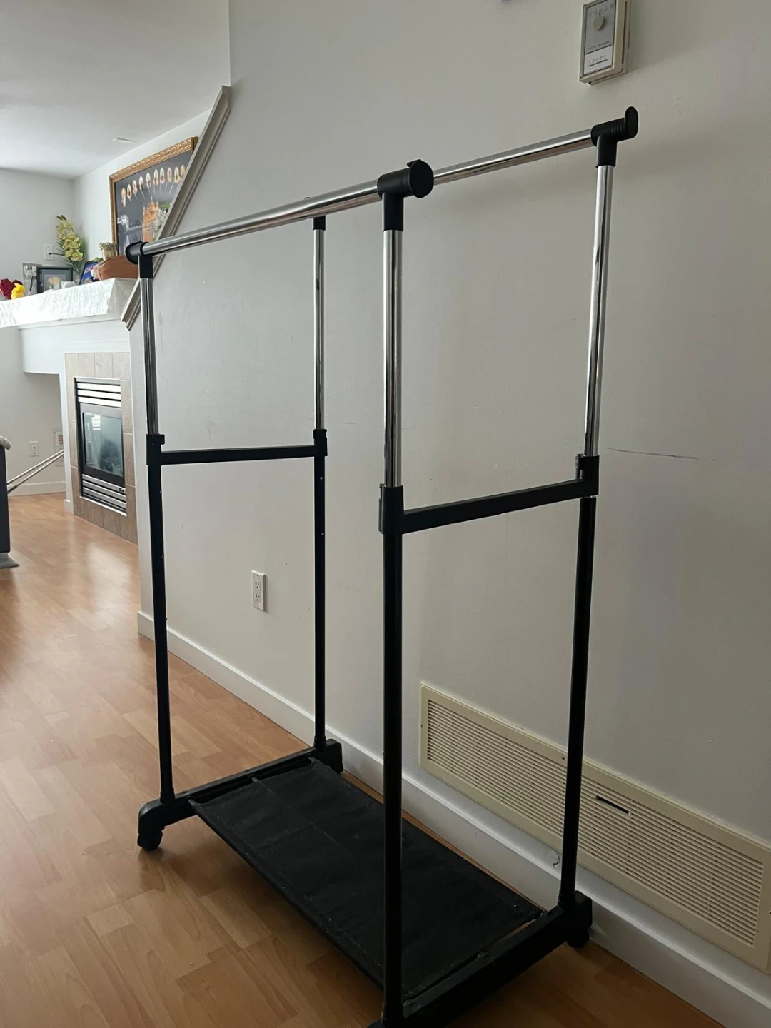 Double Rail Rolling Garment Rack - photo 3