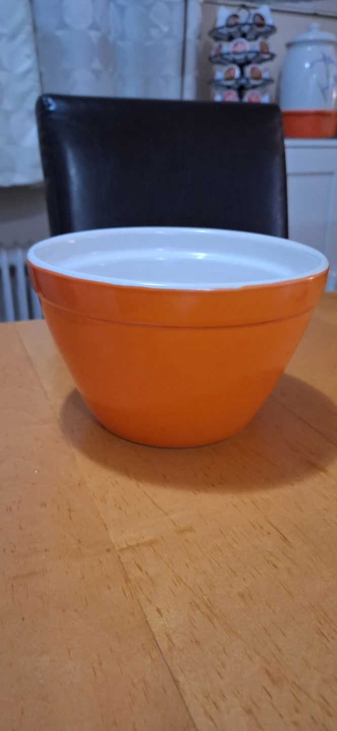 Orange Mixing Bowl
