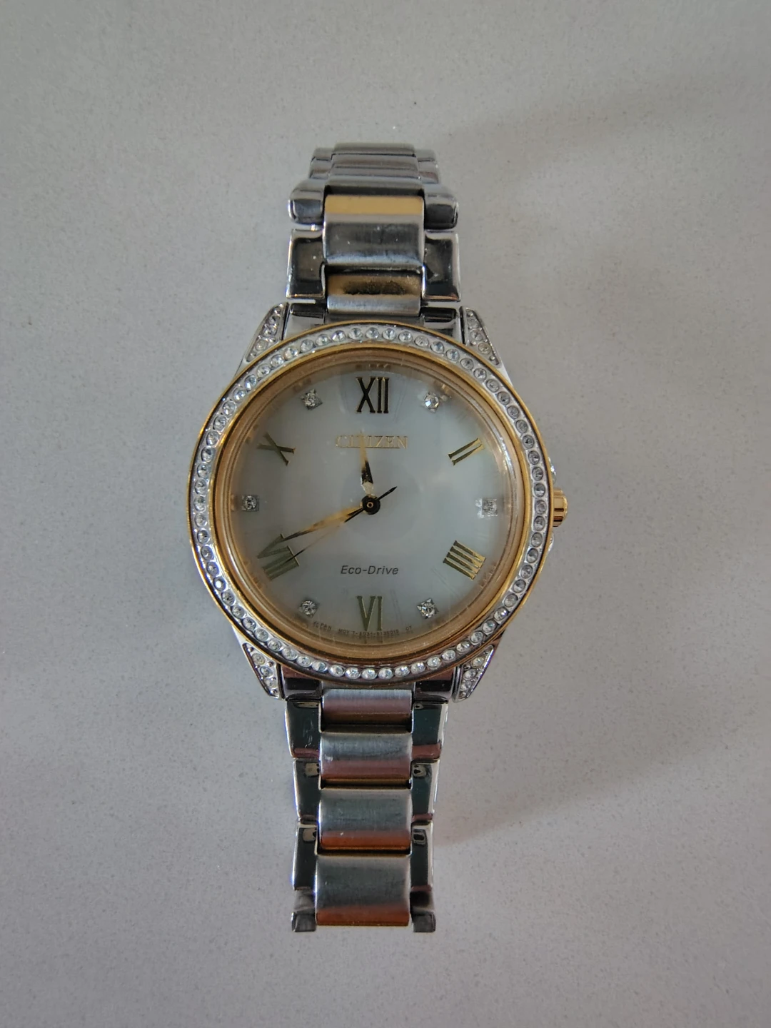 Citizen Eco-Drive Silhouette Crystal - Mother of Pearl