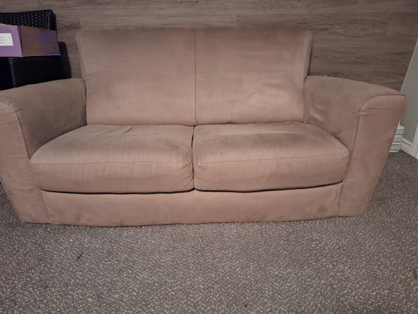 Beige Loveseat Sofa free