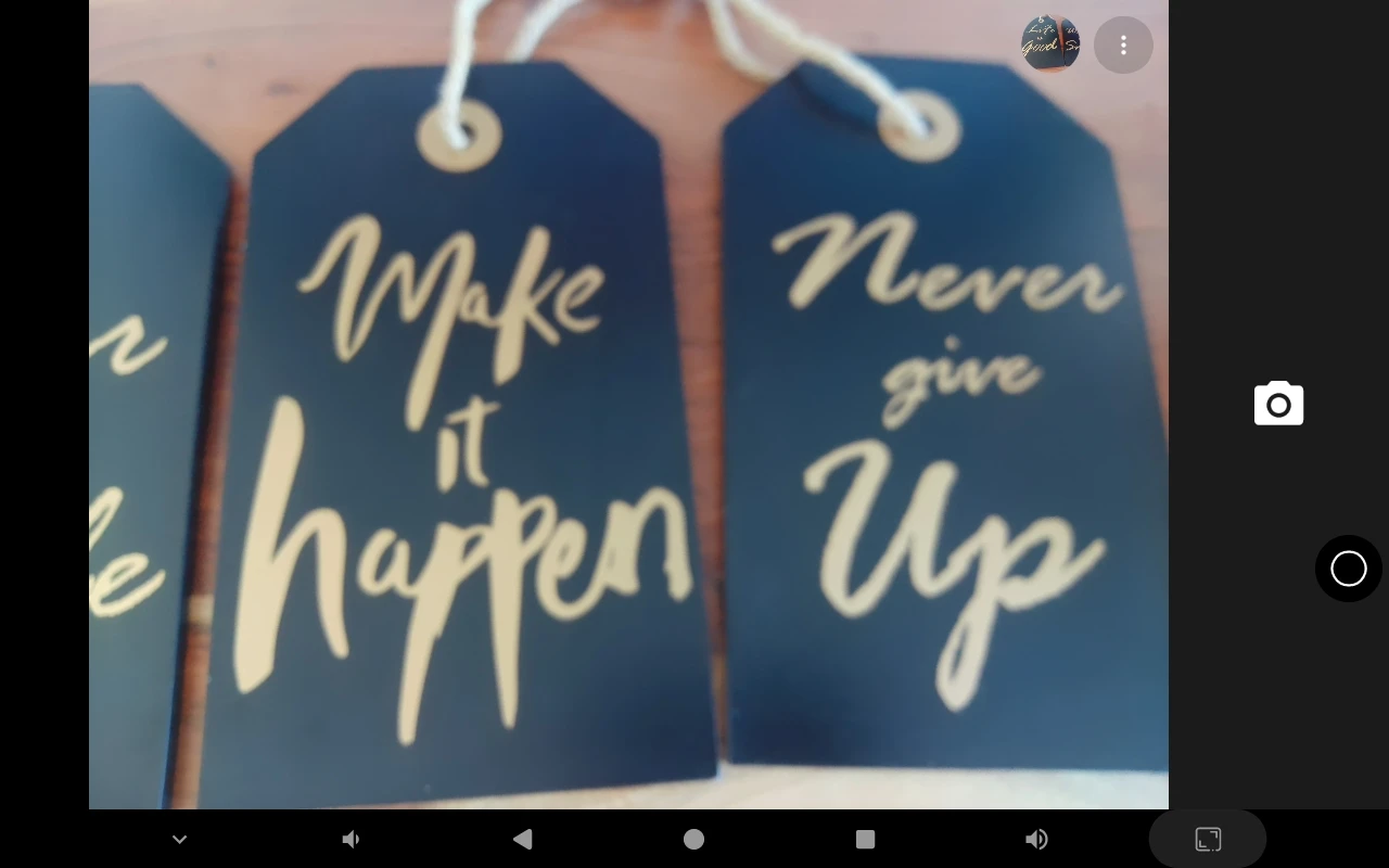 Set of 4 Motivational Quote Decorative Tags