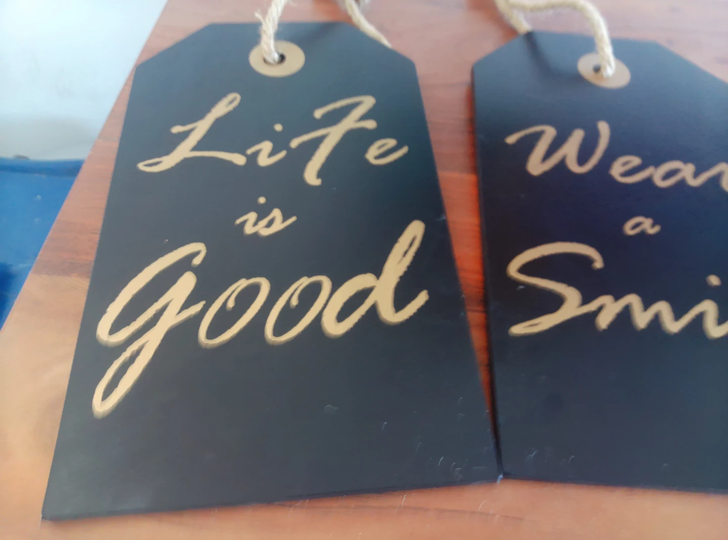 Set of 4 Motivational Quote Decorative Tags - photo 2