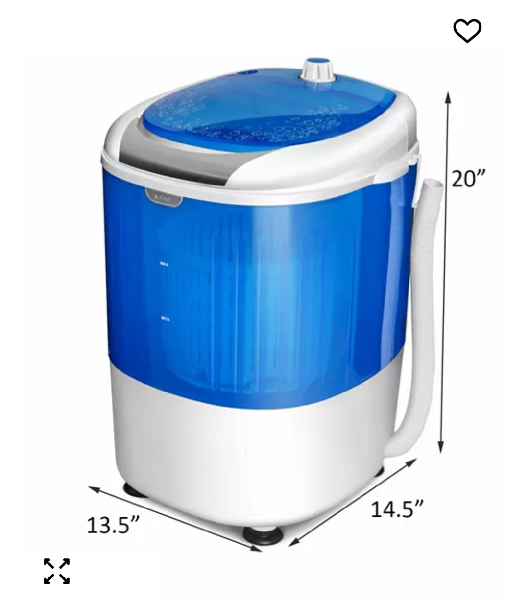 5.5Lbs Compact Portable Semi Auto Washing Machine - photo 4