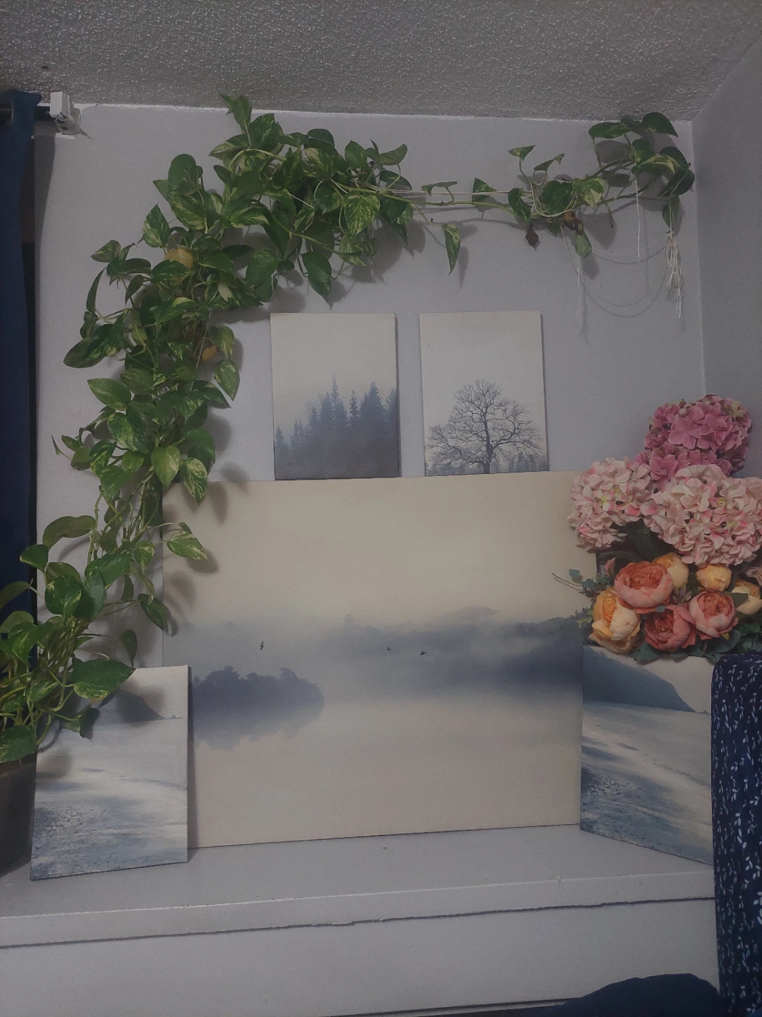 Set of 4 Framed Landscape Canvas Prints