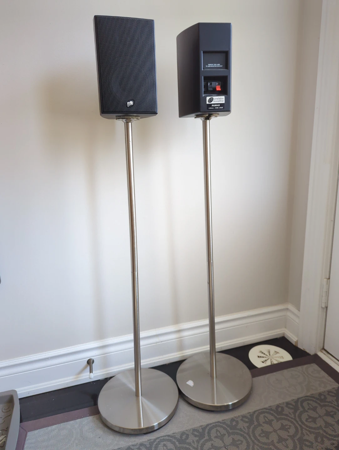 Precision Acoustics PAW40 Bookshelf Speakers with Stands