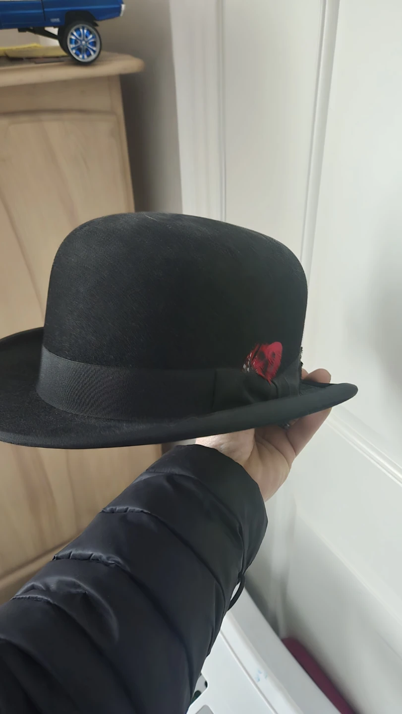 CERES Black Wool Bowler Hat