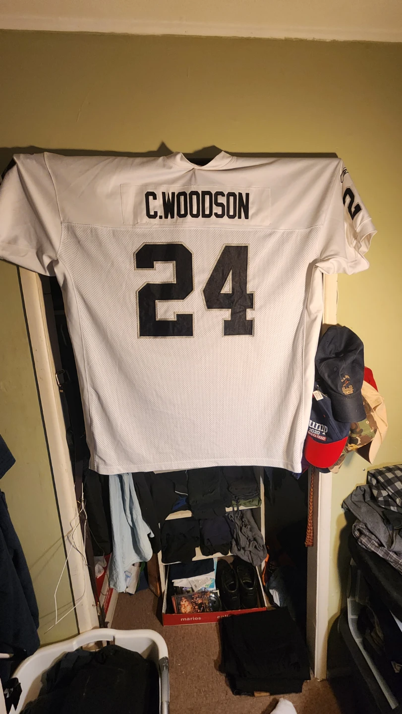 Reebok NFL Oakland Raiders #24 Charles Woodson Jersey - photo 3