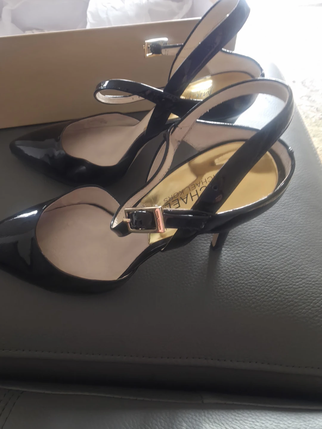 Michael Kors Black Patent Leather Heels - photo 2