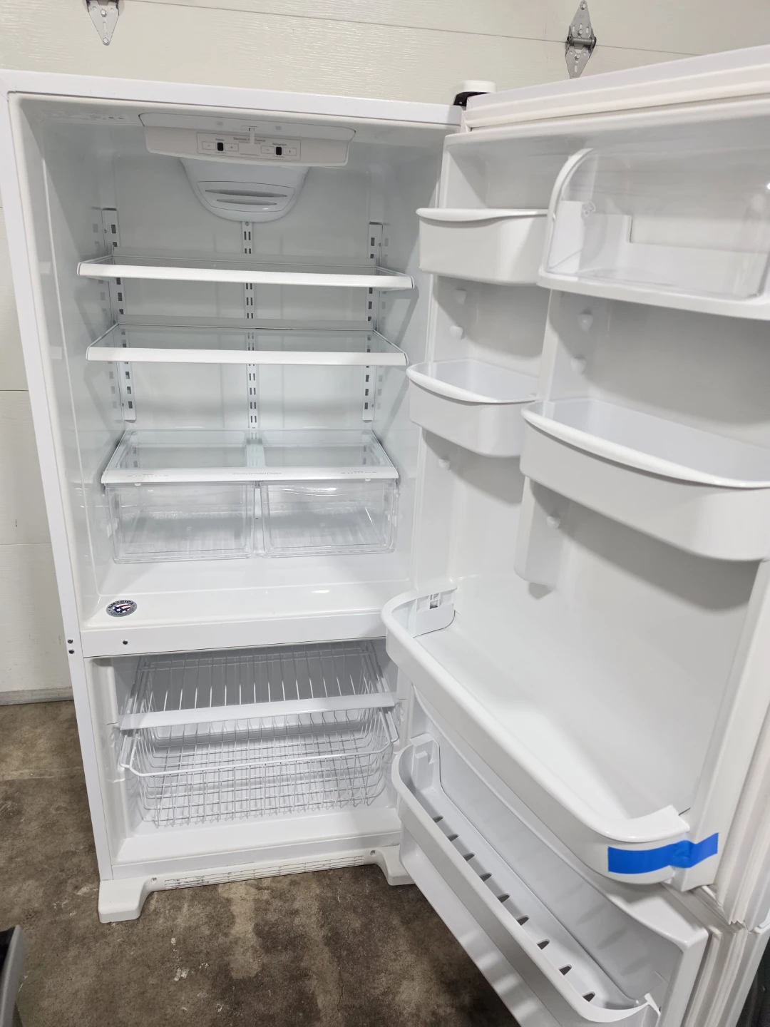 Amana Bottom Freezer Refrigerator -  White - Delivery Available - photo 3