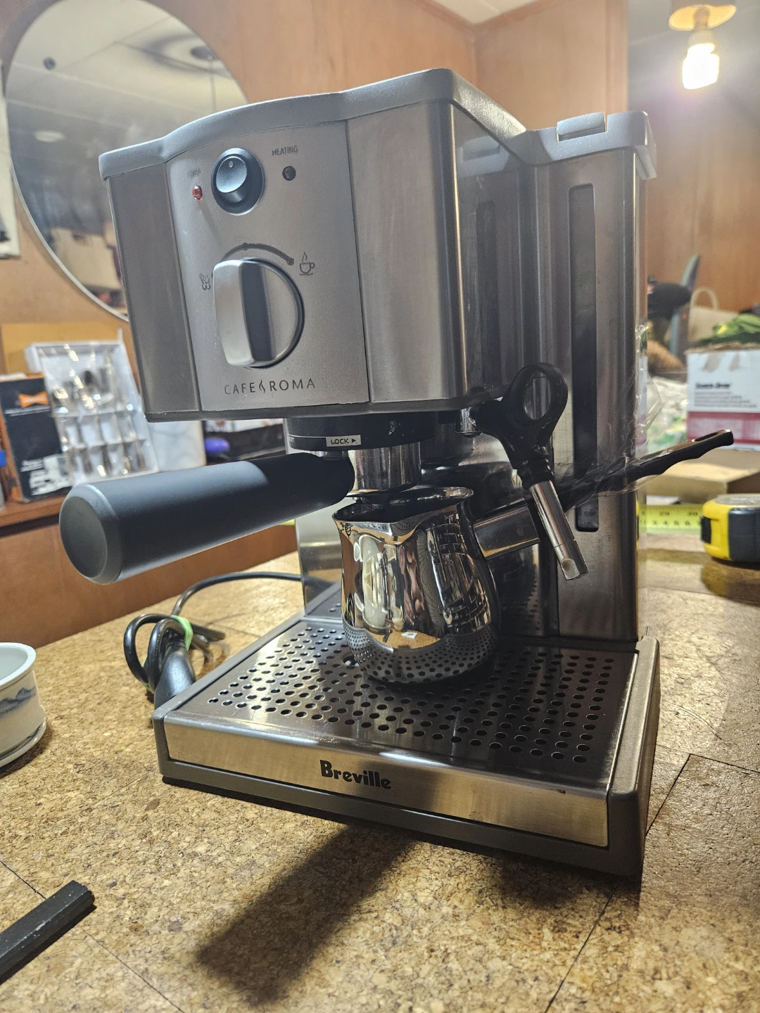 Breville Cafe Roma Espresso Machine - photo 5