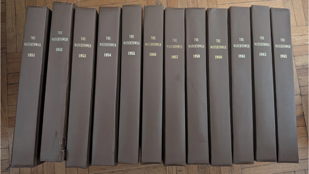 The Watchtower and Awake  - 50"s,60's,80'sLOT of  24 books.
