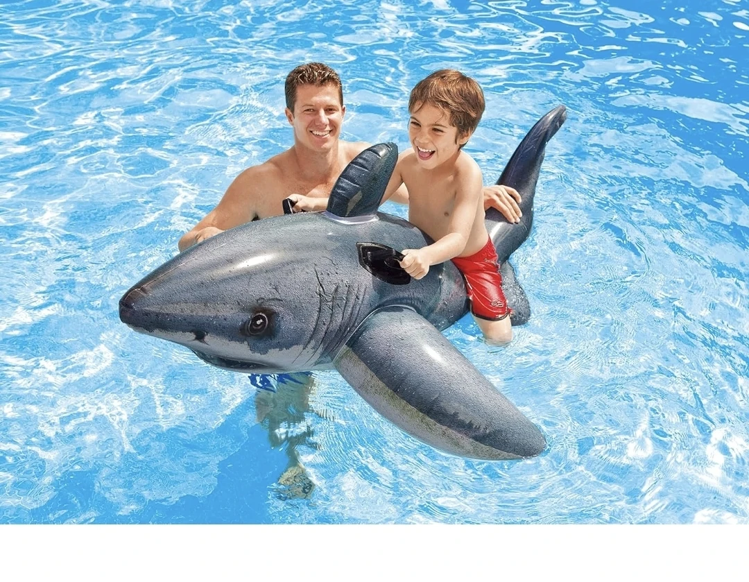 Intex Great White Shark Ride-On Pool Float🌱